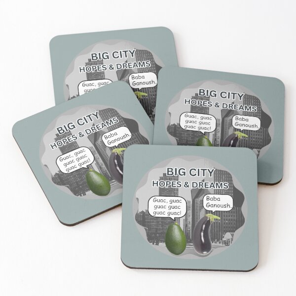 Item preview, Big City Dreams Avocado and Eggplant Funny Design designed and sold by TMG Tees.