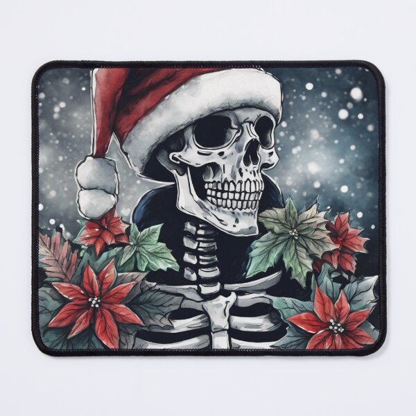 Item preview, Christmas and Holiday Skeleton - Watercolor & Ink 4 designed and sold by KBMediaArt.