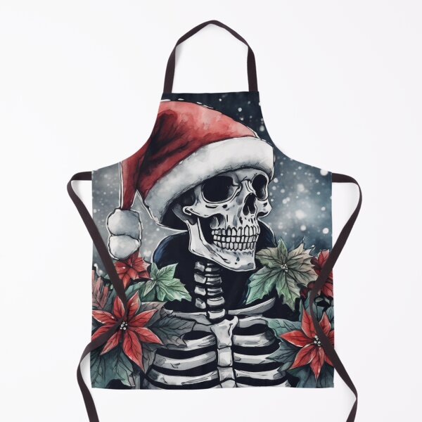 Item preview, Christmas and Holiday Skeleton - Watercolor & Ink 4 designed and sold by KBMediaArt.