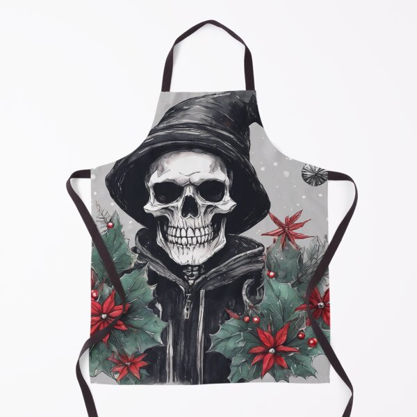 Item preview, Christmas and Holiday Skeleton - Watercolor & Ink 5 designed and sold by KBMediaArt.