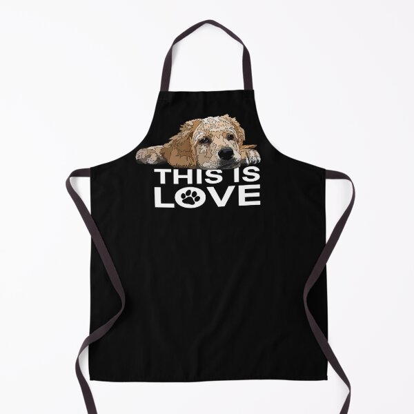 Item preview, This Is Love Golden Retriever Puppy designed and sold by Just-Arts-4U.