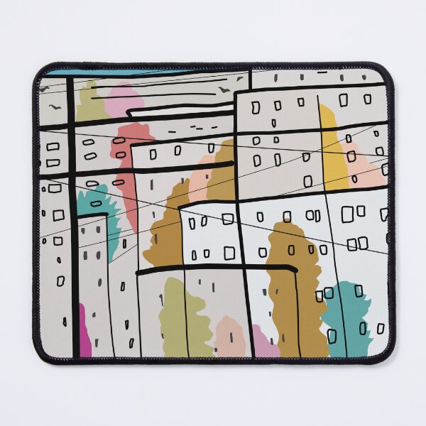 Item preview, Abstract city geometric design. designed and sold by SpottedPilot.