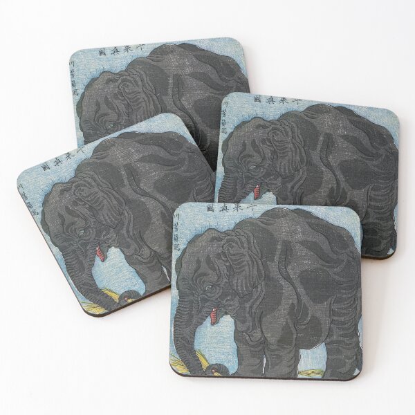 Item preview, Large Indian elephant (1863) by Utagawa Yoshikazu designed and sold by My Artprintz.