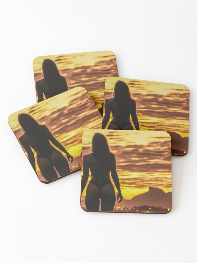 Thumbnail 1 of 5, Coasters (Set of 4), Heat designed and sold by Dany3l.