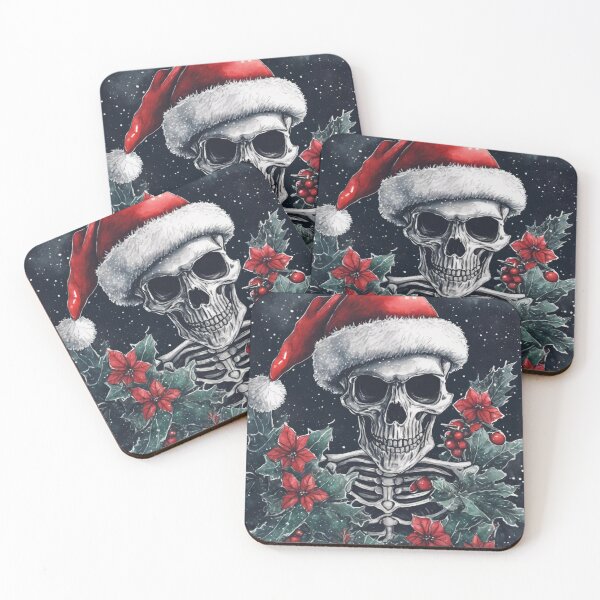 Item preview, Christmas and Holiday Skeleton - Watercolor & Ink 9 designed and sold by KBMediaArt.