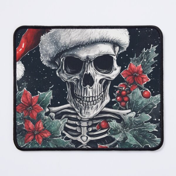 Item preview, Christmas and Holiday Skeleton - Watercolor & Ink 9 designed and sold by KBMediaArt.