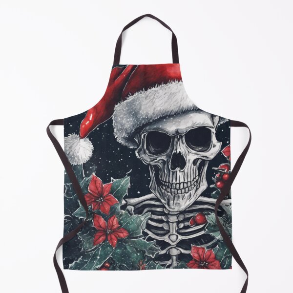 Item preview, Christmas and Holiday Skeleton - Watercolor & Ink 9 designed and sold by KBMediaArt.