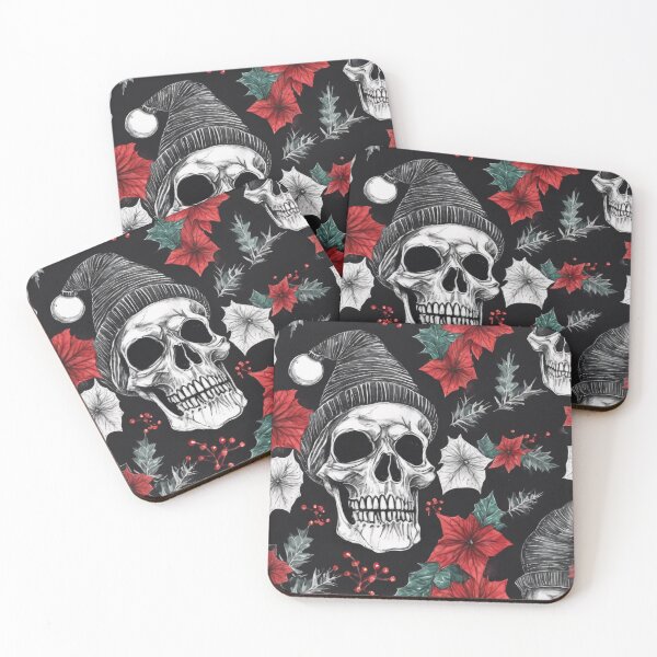Item preview, Christmas and Holiday Skeleton - Watercolor & Ink 10 designed and sold by KBMediaArt.