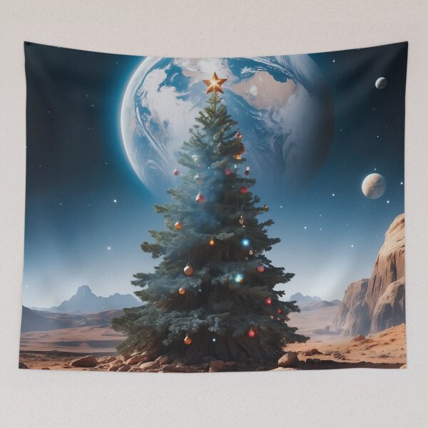 Item preview, Martian Christmas designed and sold by Pays-des-Pixels.