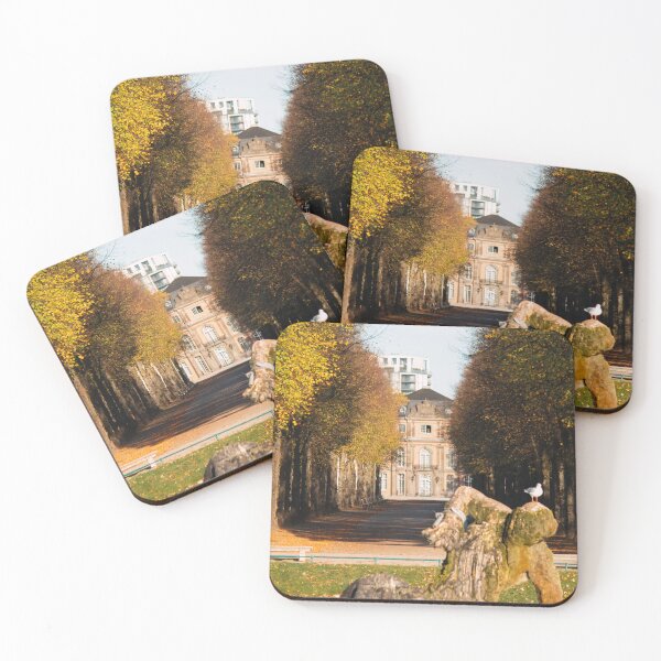 Item preview, Autumnal castle ambience with sculpture designed and sold by rhosbahu.