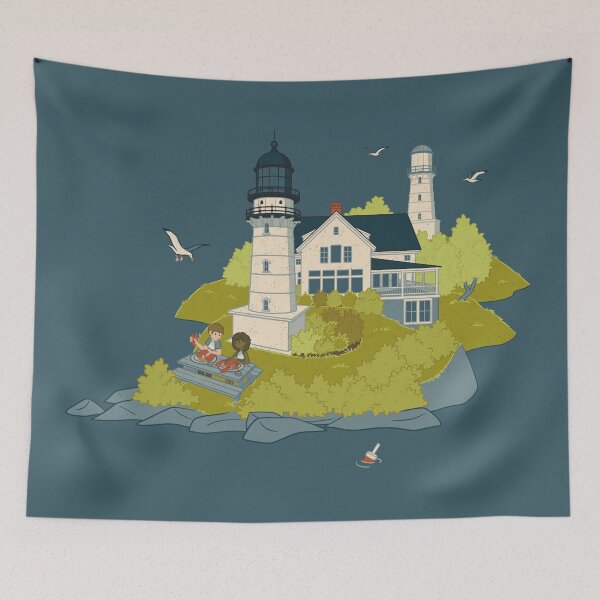 Item preview, Cape Elizabeth Light East designed and sold by JadaFitch.