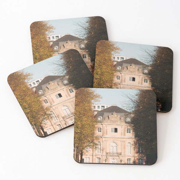 Item preview, Schlossallee in autumn with crowds of visitors designed and sold by rhosbahu.