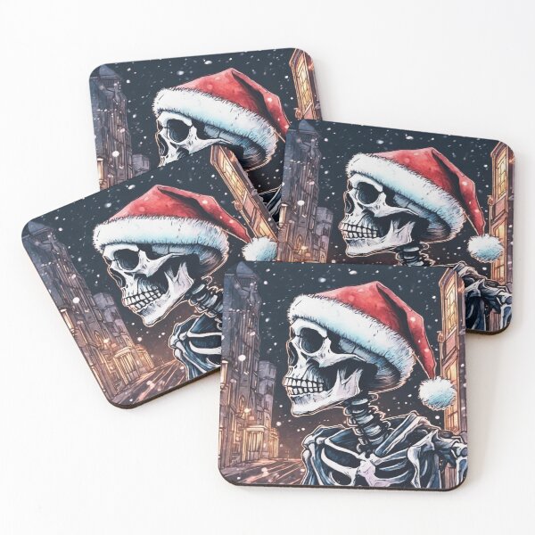 Item preview, Christmas and Holiday Skeleton - Watercolor & Ink 12 designed and sold by KBMediaArt.