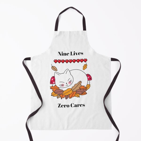 Item preview, Nine Lives Zero Cares Cat designed and sold by cheezywheezy.