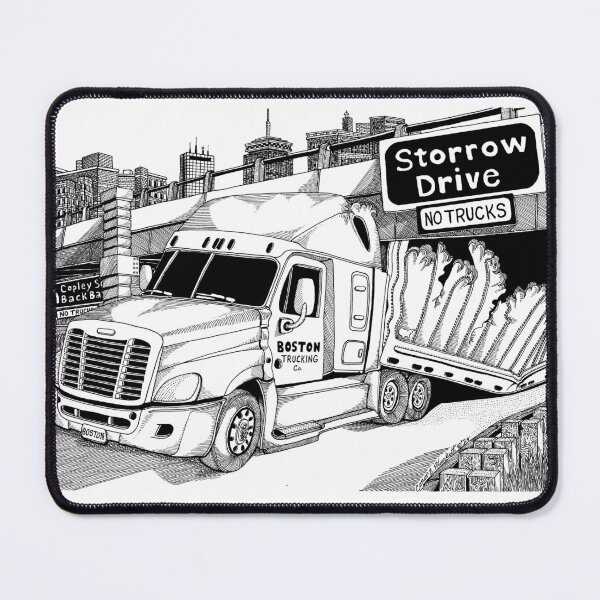 Item preview, Boston: Truck Getting "Storrowed" designed and sold by Conor Plunkett.