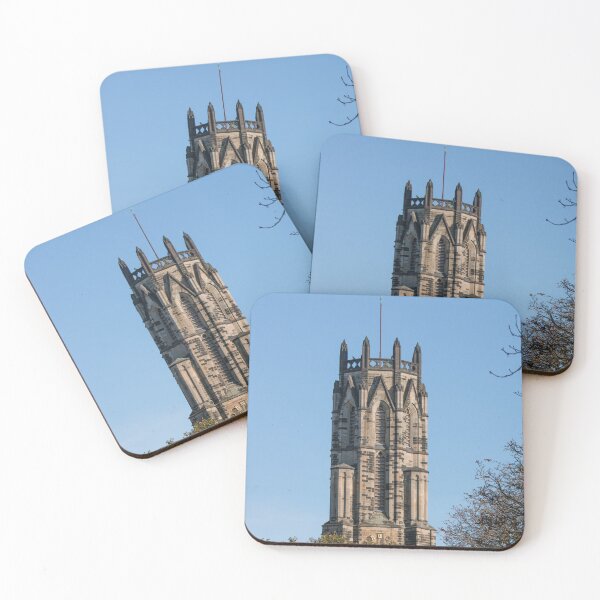 Item preview, Gothic church tower in the clear autumn light designed and sold by rhosbahu.