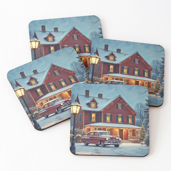 Item preview, 1950'S VINTAGE AESTHETIC CHRISTMAS SCENE ART #6 designed and sold by Arts4U.