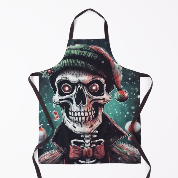 Item preview, Christmas and Holiday Skeleton - Watercolor & Ink 14 designed and sold by KBMediaArt.