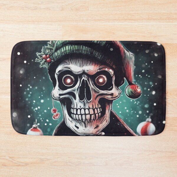 Item preview, Christmas and Holiday Skeleton - Watercolor & Ink 14 designed and sold by KBMediaArt.