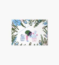Self Care is Self Love - Botanical Garden Greenhouse Illustration Art Board
