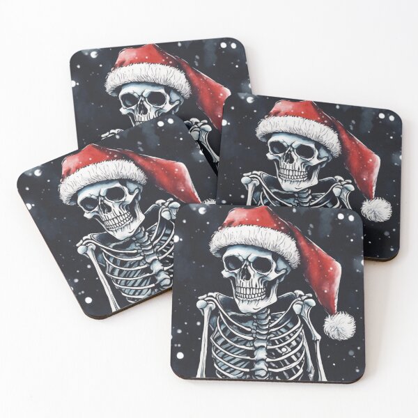 Item preview, Christmas and Holiday Skeleton - Watercolor & Ink 16 designed and sold by KBMediaArt.