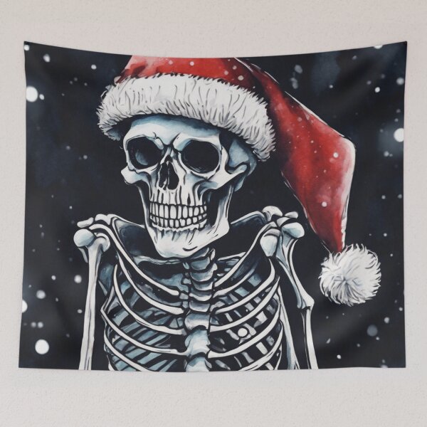 Item preview, Christmas and Holiday Skeleton - Watercolor & Ink 16 designed and sold by KBMediaArt.