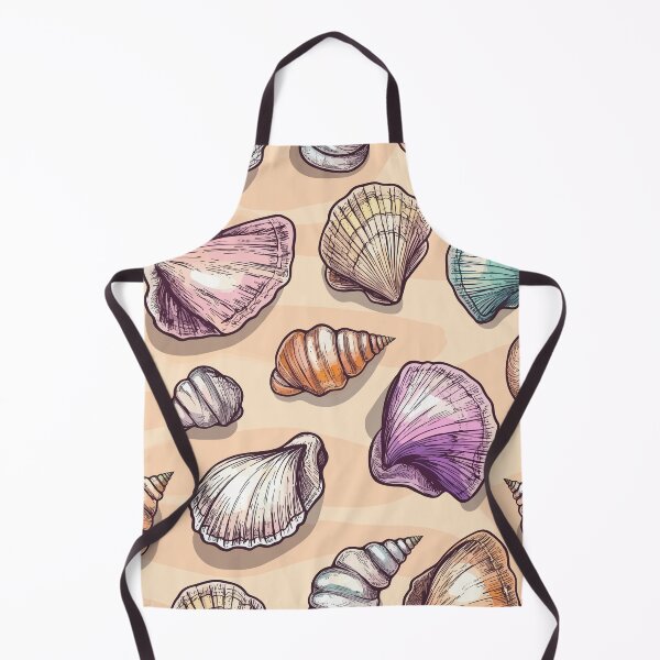 Item preview, Sea Shells Seamless Pattern designed and sold by YalenArt.