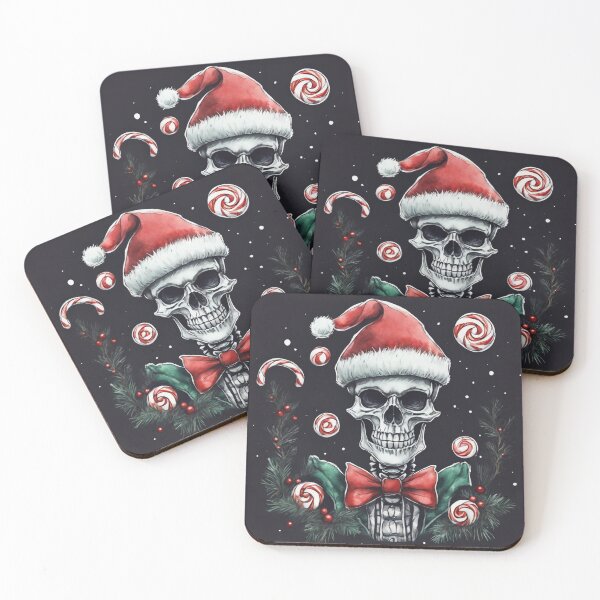 Item preview, Christmas and Holiday Skeleton - Watercolor & Ink 17 designed and sold by KBMediaArt.