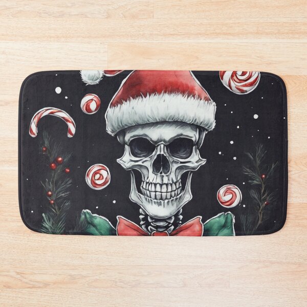 Item preview, Christmas and Holiday Skeleton - Watercolor & Ink 17 designed and sold by KBMediaArt.