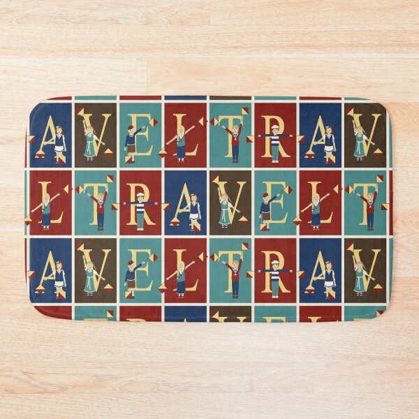 Item preview, Vintage Travel in Semaphore designed and sold by Colour Angel by KV.