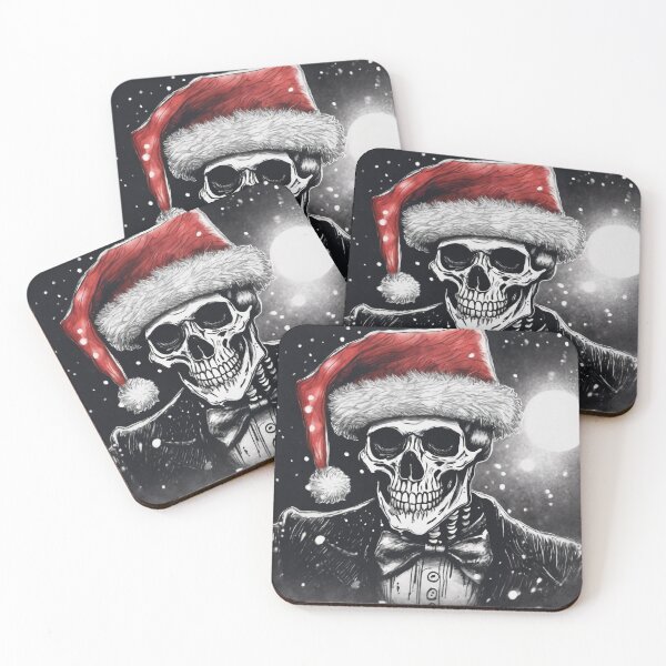 Item preview, Christmas and Holiday Skeleton - Watercolor & Ink 19 designed and sold by KBMediaArt.