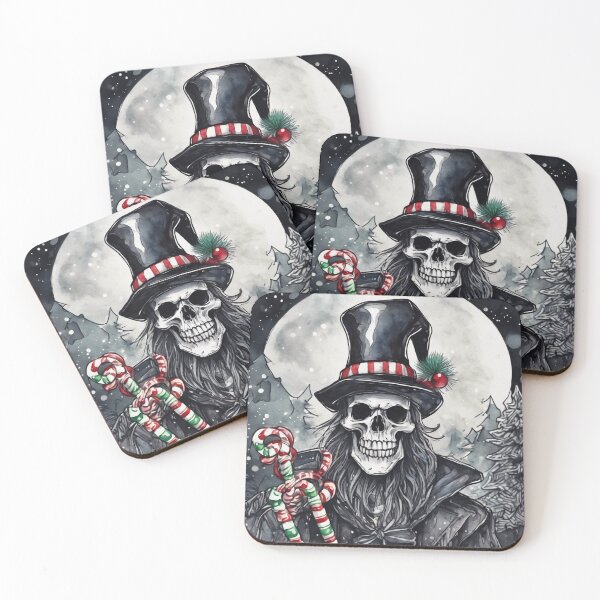 Item preview, Christmas and Holiday Skeleton - Watercolor & Ink 20 designed and sold by KBMediaArt.