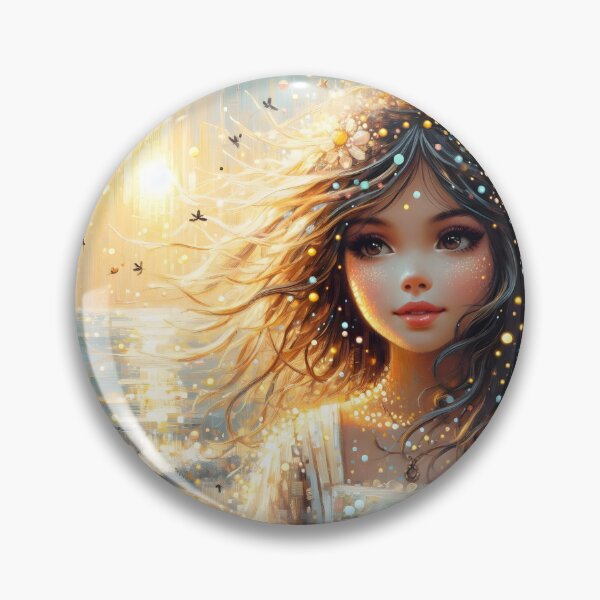 Item preview, The girl on the background of the sea designed and sold by NadyaMichaels.
