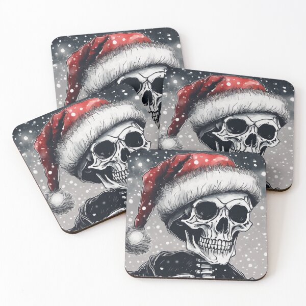 Item preview, Christmas and Holiday Skeleton - Watercolor & Ink 21 designed and sold by KBMediaArt.