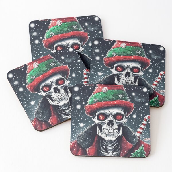 Item preview, Christmas and Holiday Skeleton - Watercolor & Ink 22 designed and sold by KBMediaArt.