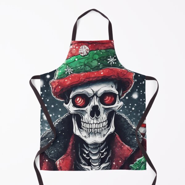 Item preview, Christmas and Holiday Skeleton - Watercolor & Ink 22 designed and sold by KBMediaArt.