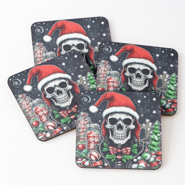 Item preview, Christmas and Holiday Skeleton - Watercolor & Ink 23 designed and sold by KBMediaArt.