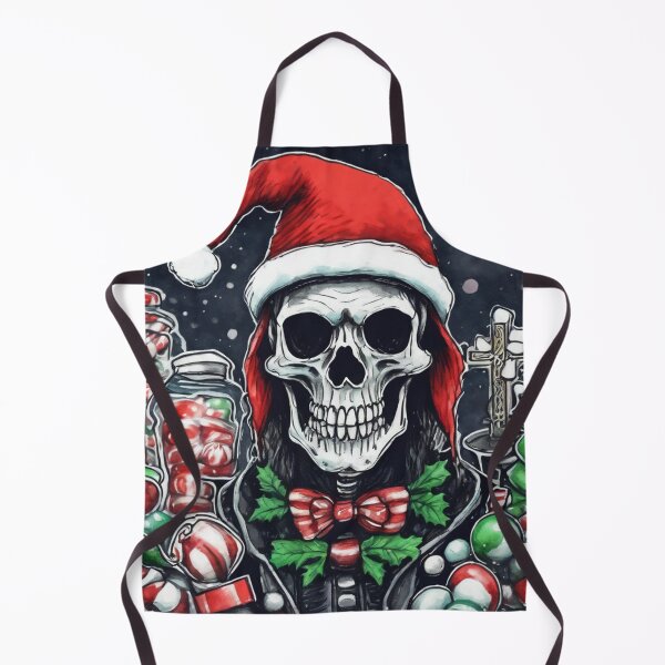 Item preview, Christmas and Holiday Skeleton - Watercolor & Ink 23 designed and sold by KBMediaArt.
