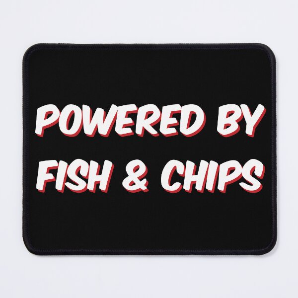 Item preview, Powered by Fish & Chips designed and sold by bravoalpha.