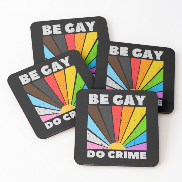 Item preview, Be Gay Do Crime - Darkmode designed and sold by InclusivePrints.