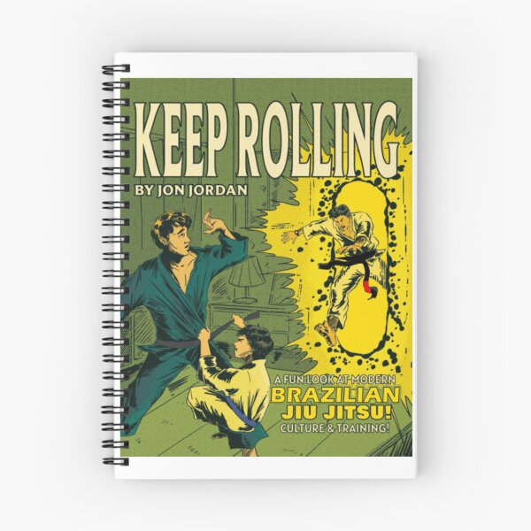 Item preview, Keep Rolling BJJ Book designed and sold by jonathanejordan.