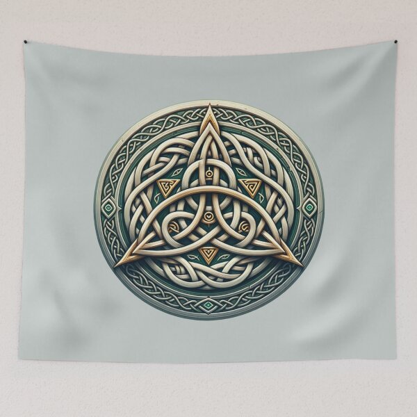 Item preview, Druidic Celtic Knotwork Mystical Pagan Sacred Geometry Ancient Druid Symbolism Spiritual Celtic Apparel  designed and sold by AnalajiaDesigns.
