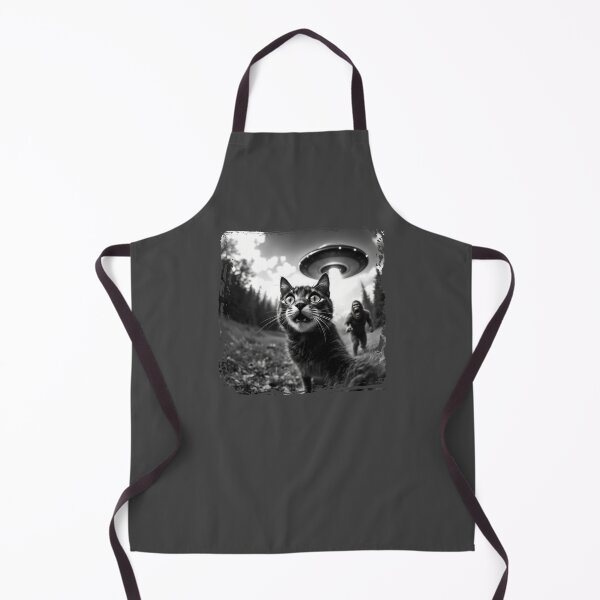 Item preview, Cat Selfie Bigfoot UFO Sasquatch designed and sold by wowwowmeow.