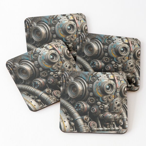 Item preview, Scrapyard Rusty Robot - Steampunk details, Perfect gift designed and sold by Scandinavian-Ai.