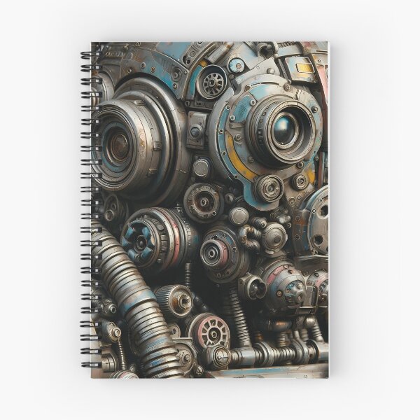 Item preview, Scrapyard Rusty Robot - Steampunk details, Perfect gift designed and sold by Scandinavian-Ai.