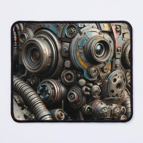 Item preview, Scrapyard Rusty Robot - Steampunk details, Perfect gift designed and sold by Scandinavian-Ai.
