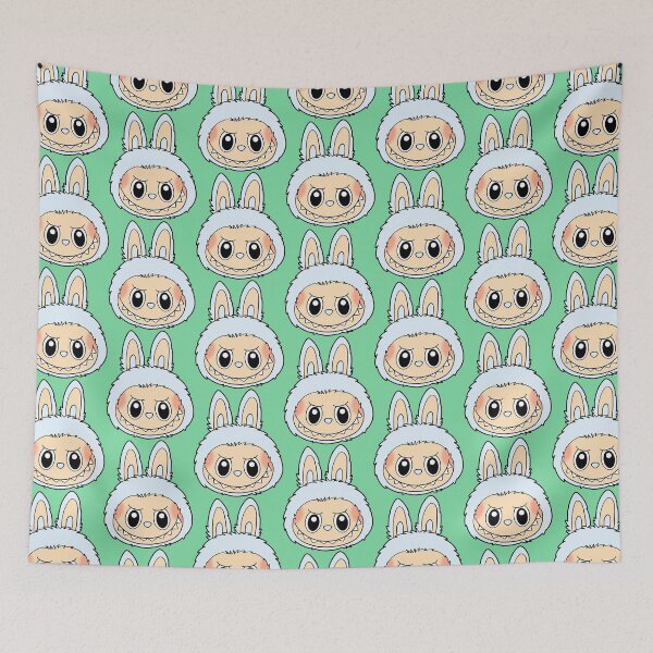 Item preview, labubu whole body and peeker design white designed and sold by Diyanggostyle.