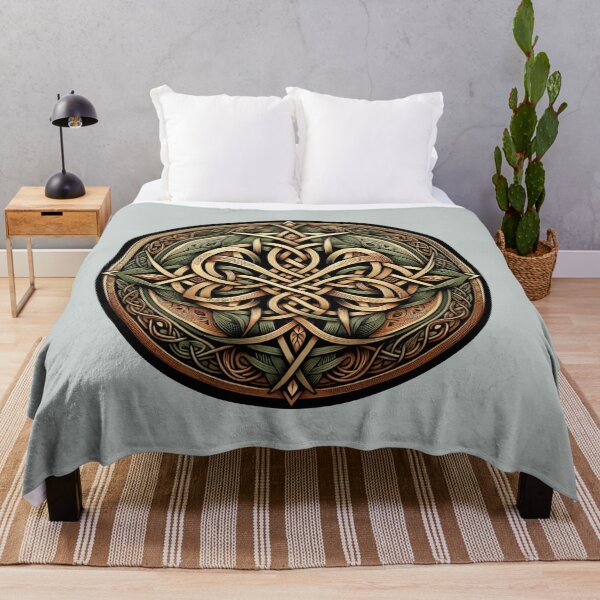 Item preview, Celtic Druidic Knotwork Mystical Pagan Sacred Geometry Ancient Druid Symbolism Spiritual Celtic Apparel  designed and sold by AnalajiaDesigns.