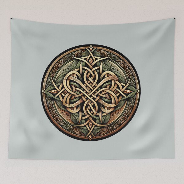 Item preview, Celtic Druidic Knotwork Mystical Pagan Sacred Geometry Ancient Druid Symbolism Spiritual Celtic Apparel  designed and sold by AnalajiaDesigns.