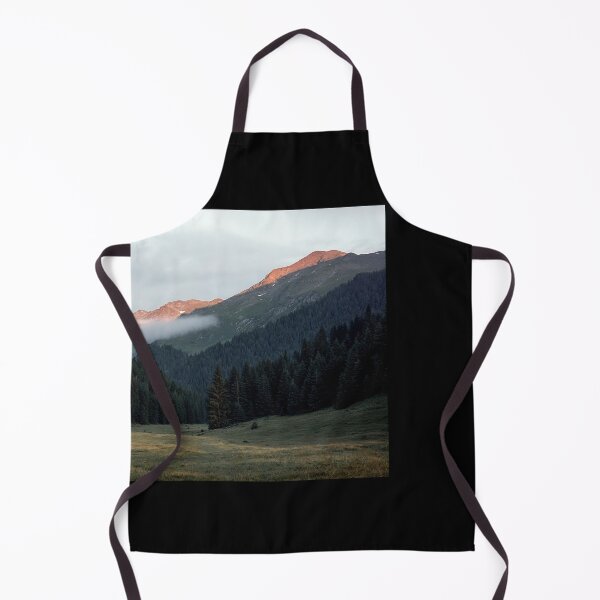 Item preview, Lone Cabin in Tranquil Mountain Wilderness at Dawn with Mist designed and sold by regnumsaturni.